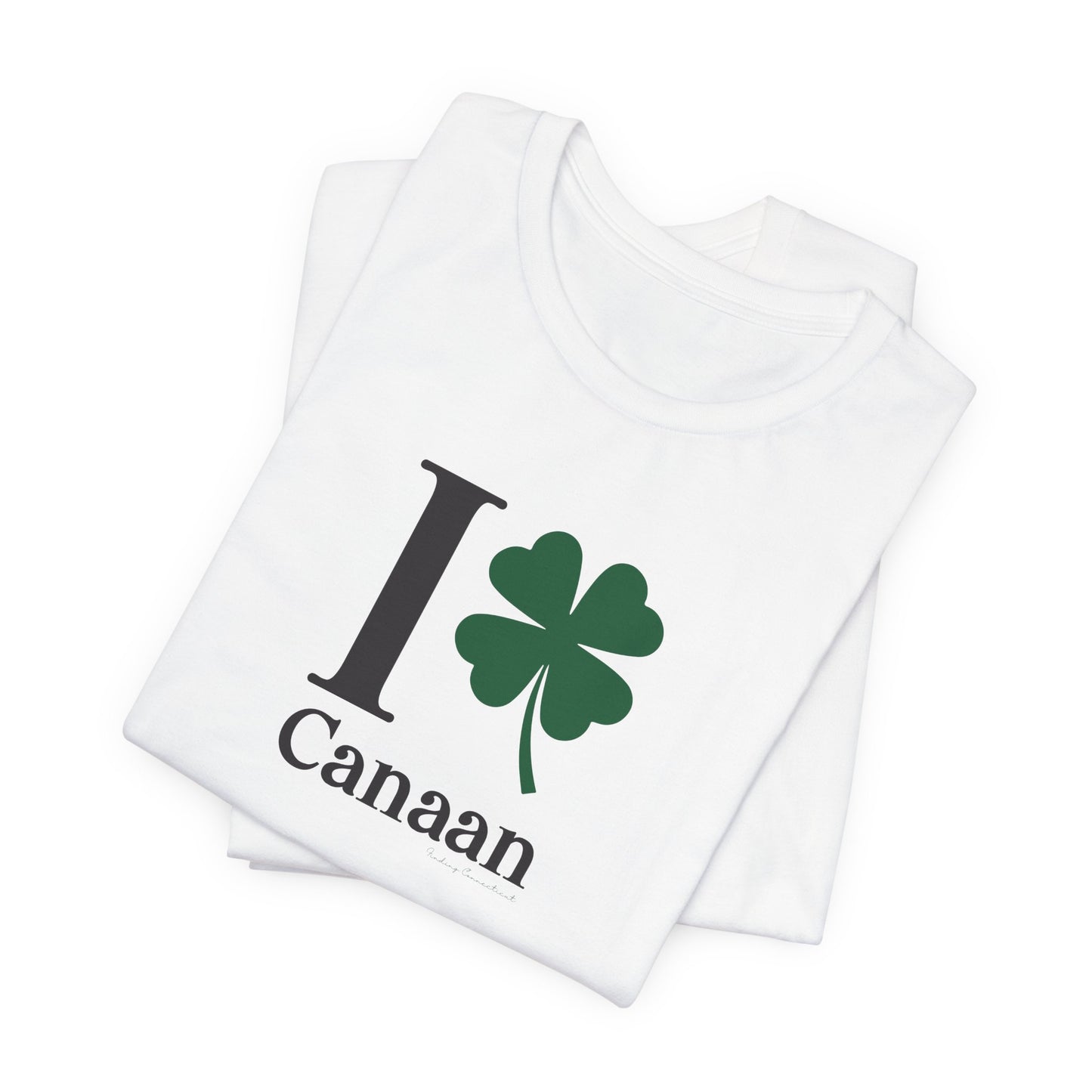 I Clover Canaan // Canaan CT unisex t shirts // finding connecticut 