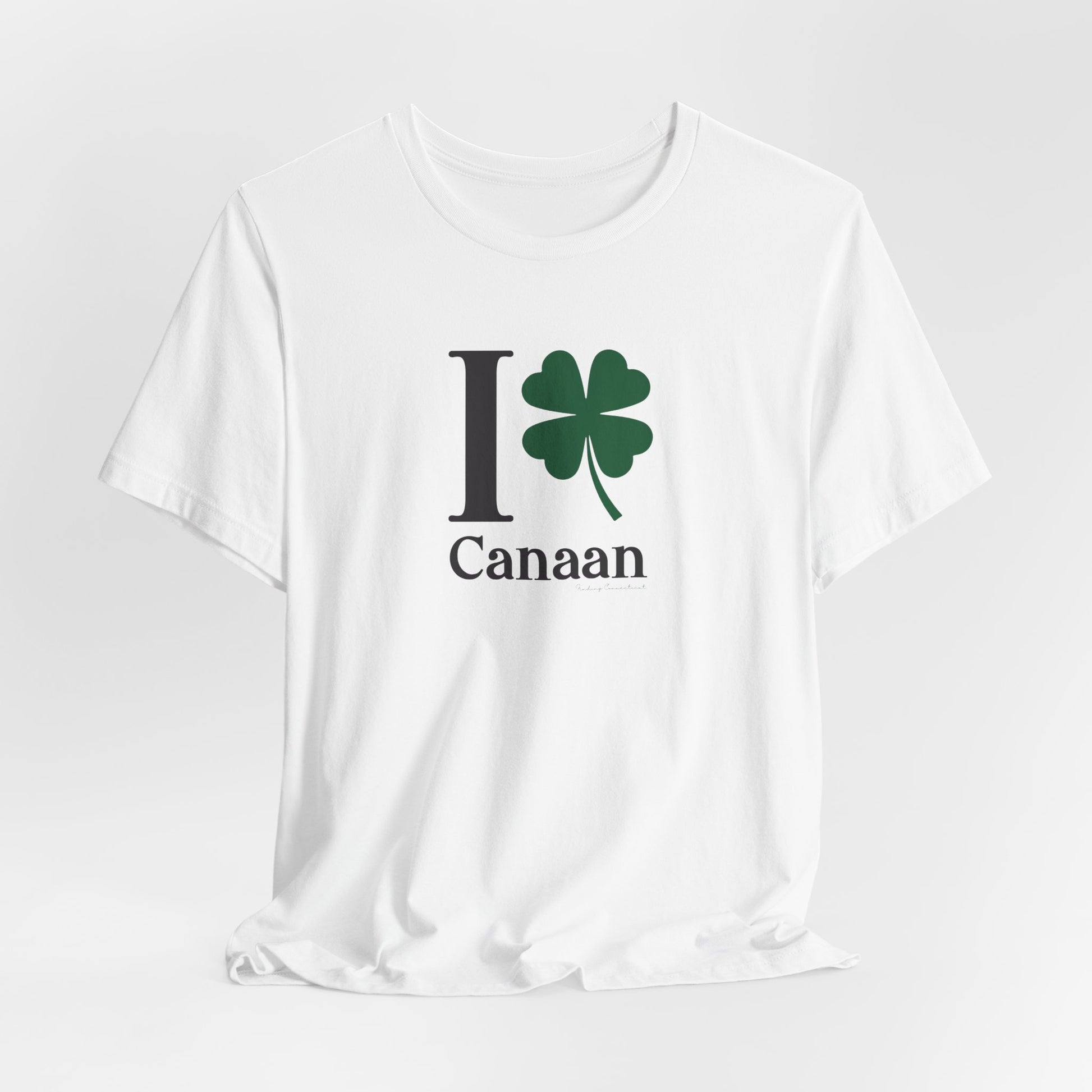 I Clover Canaan // Canaan CT unisex t shirts // finding connecticut 