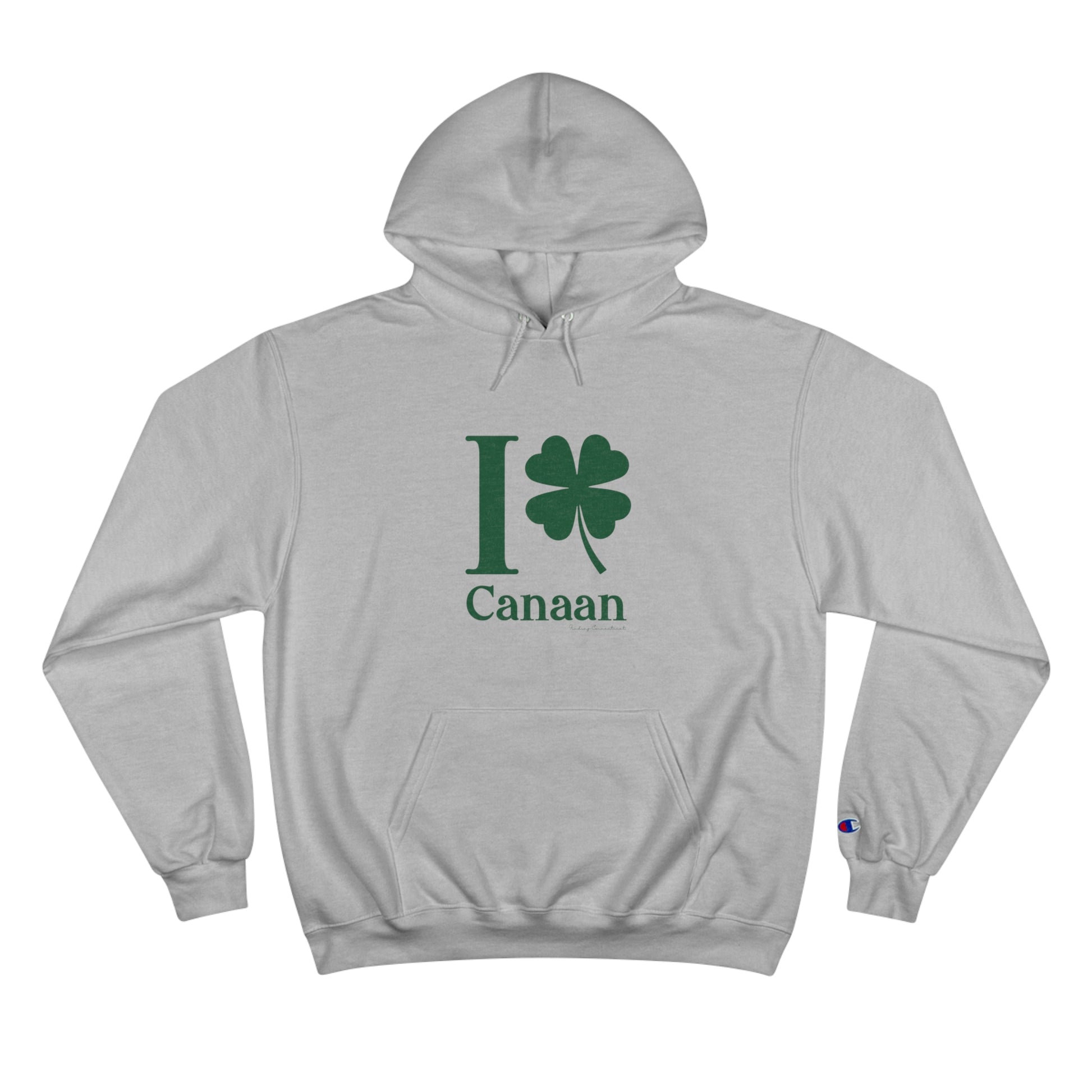 I Clover Canaan // Canaan Connecticut unisex champion hoodies sweatshirts // finding connecticut 