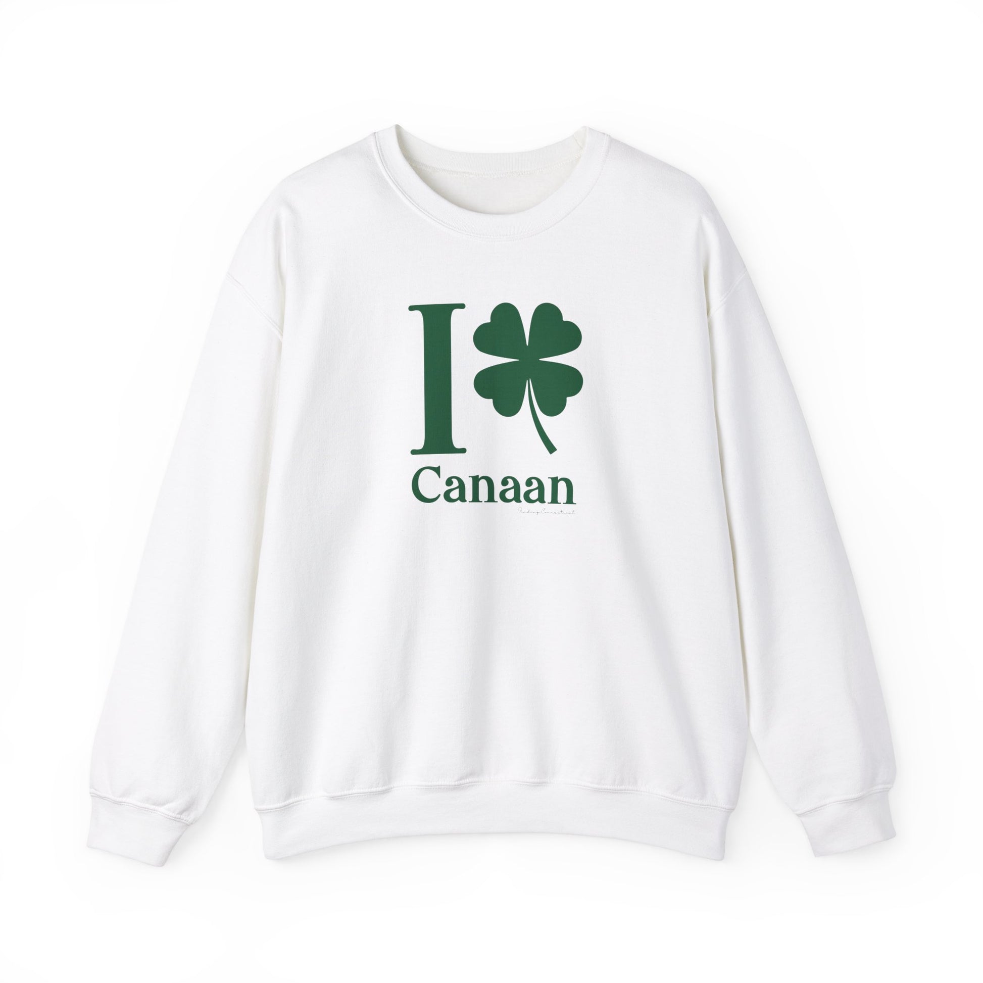I Clover Canaan // Canaan Connecticut unisex sweatshirts // finding connecticut 