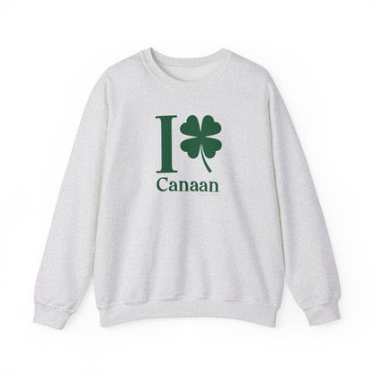 I Clover Canaan // Canaan Connecticut unisex sweatshirts // finding connecticut
