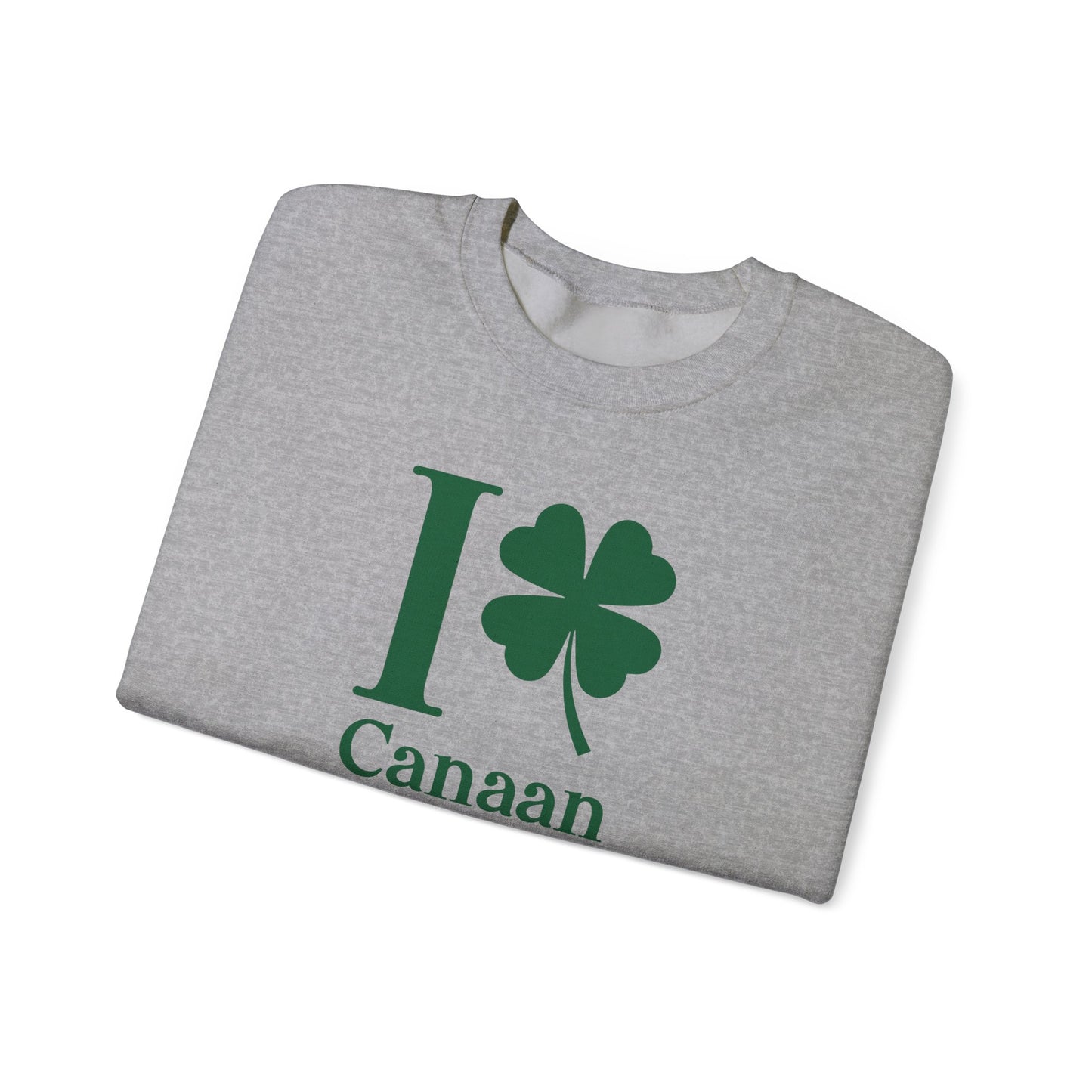 I Clover Canaan // Canaan Connecticut unisex sweatshirts // finding connecticut