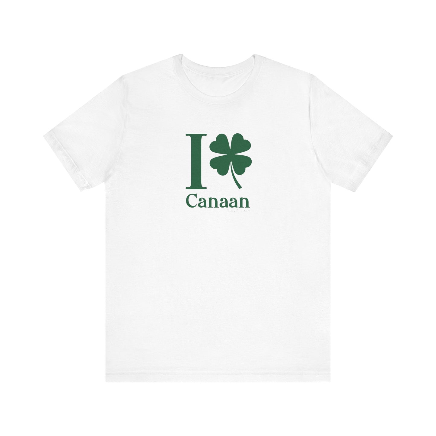 I Clover Canaan // Canaan Connecticut unisex t shirt  // finding connecticut 