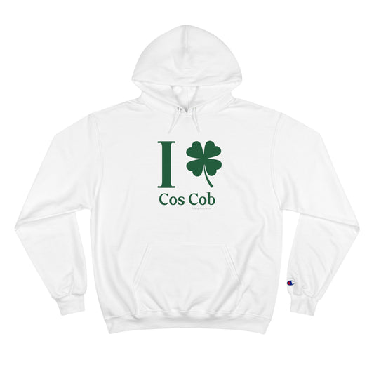I Clover Cos Cob // Cos Cob Greenwich Connecticut unisex champion hoodie sweatshirt  // finding connecticut 