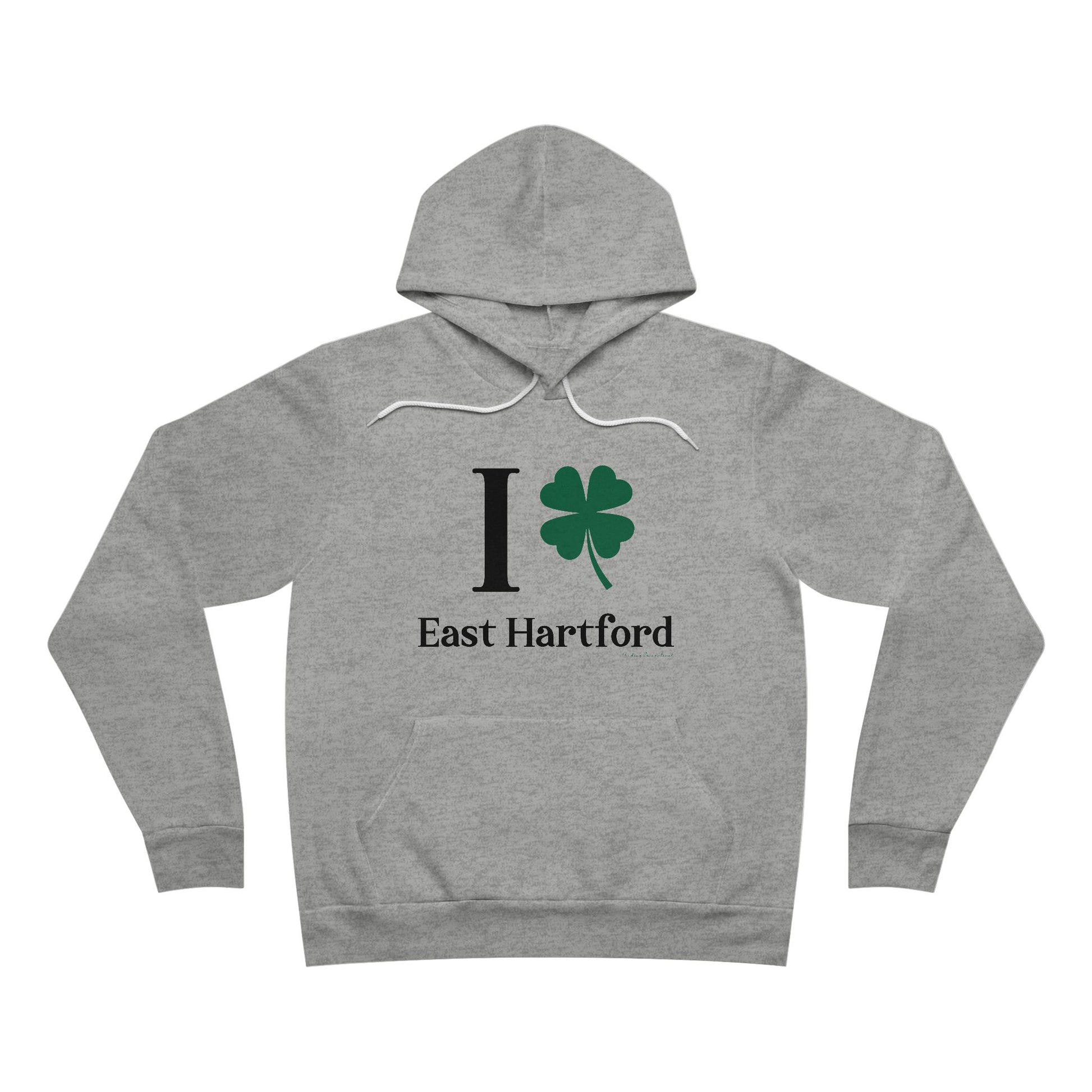 I Clover East Hartford // East Hartford CT St. Patrick's Day hoodie sweatshirt // Finding Connecticut 