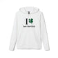 I Clover East Hartford // East Hartford Connecticut St Patrick's Day Adidas hoodie sweatshirt // finding connecticut 