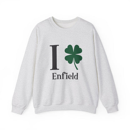 I Clover Enfield // Enfield CT unisex crewneck sweatshirt // finding connecticut