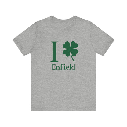 I Clover Enfield // Enfield CT unisex t shirt // finding connecticut