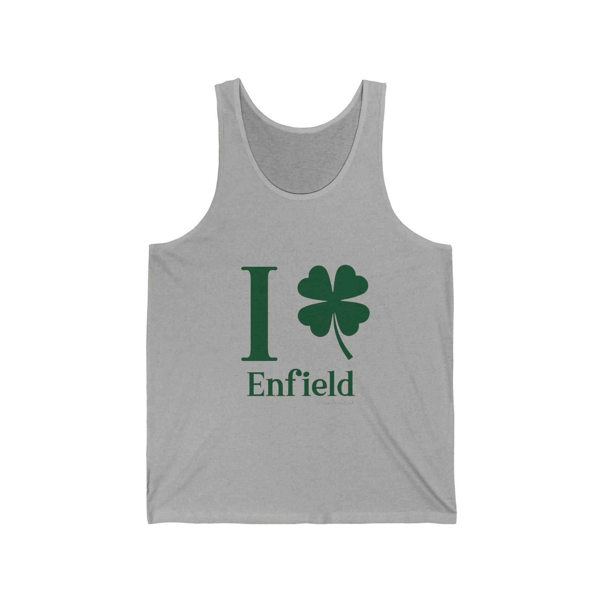 I Clover Enfield // Enfield CT  unisex ttank top shirt // finding connecticut