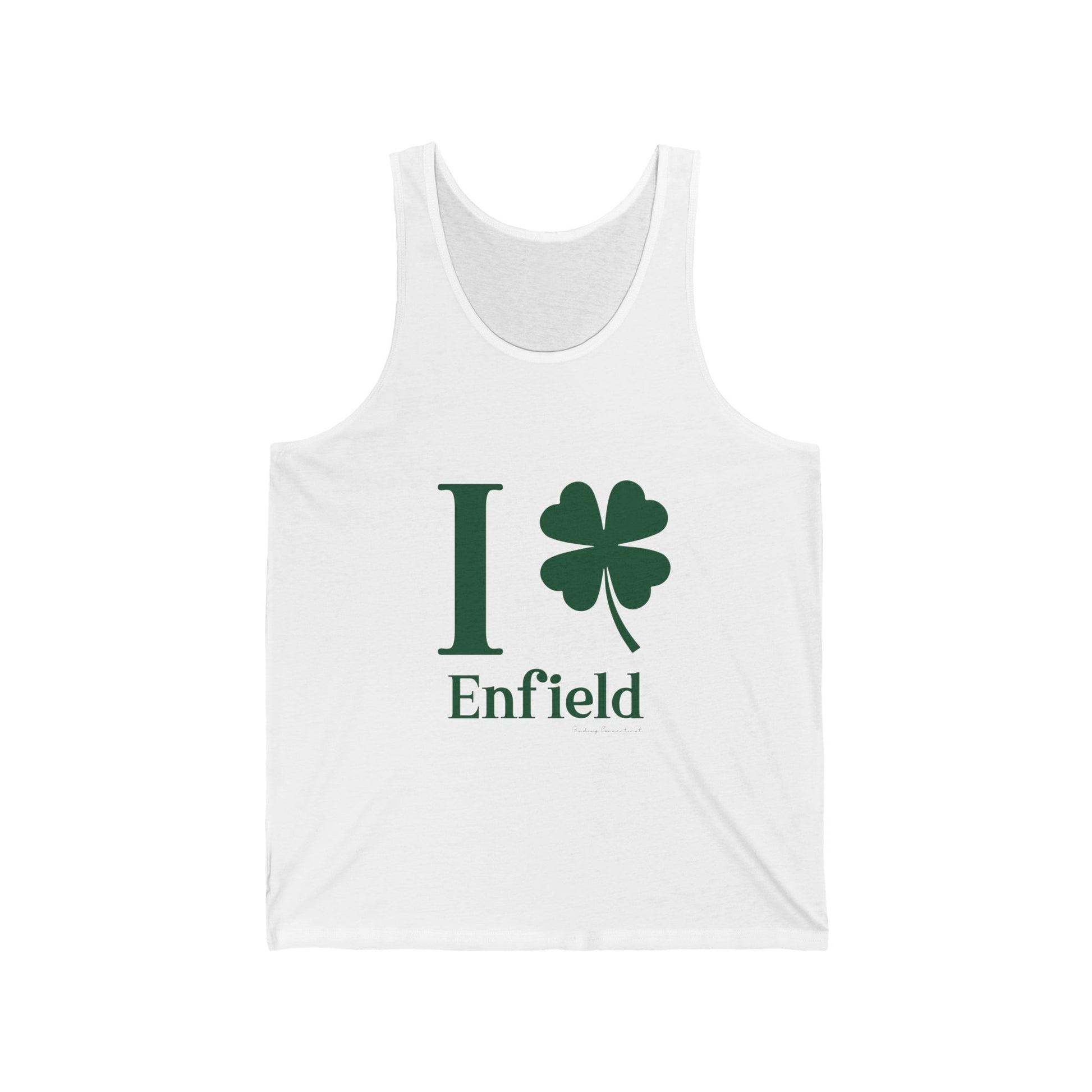 I Clover Enfield // Enfield CT  unisex ttank top shirt // finding connecticut