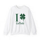 I Clover Enfield // Enfield Connecticut unisex crewneck sweatshirt // finding connecticut