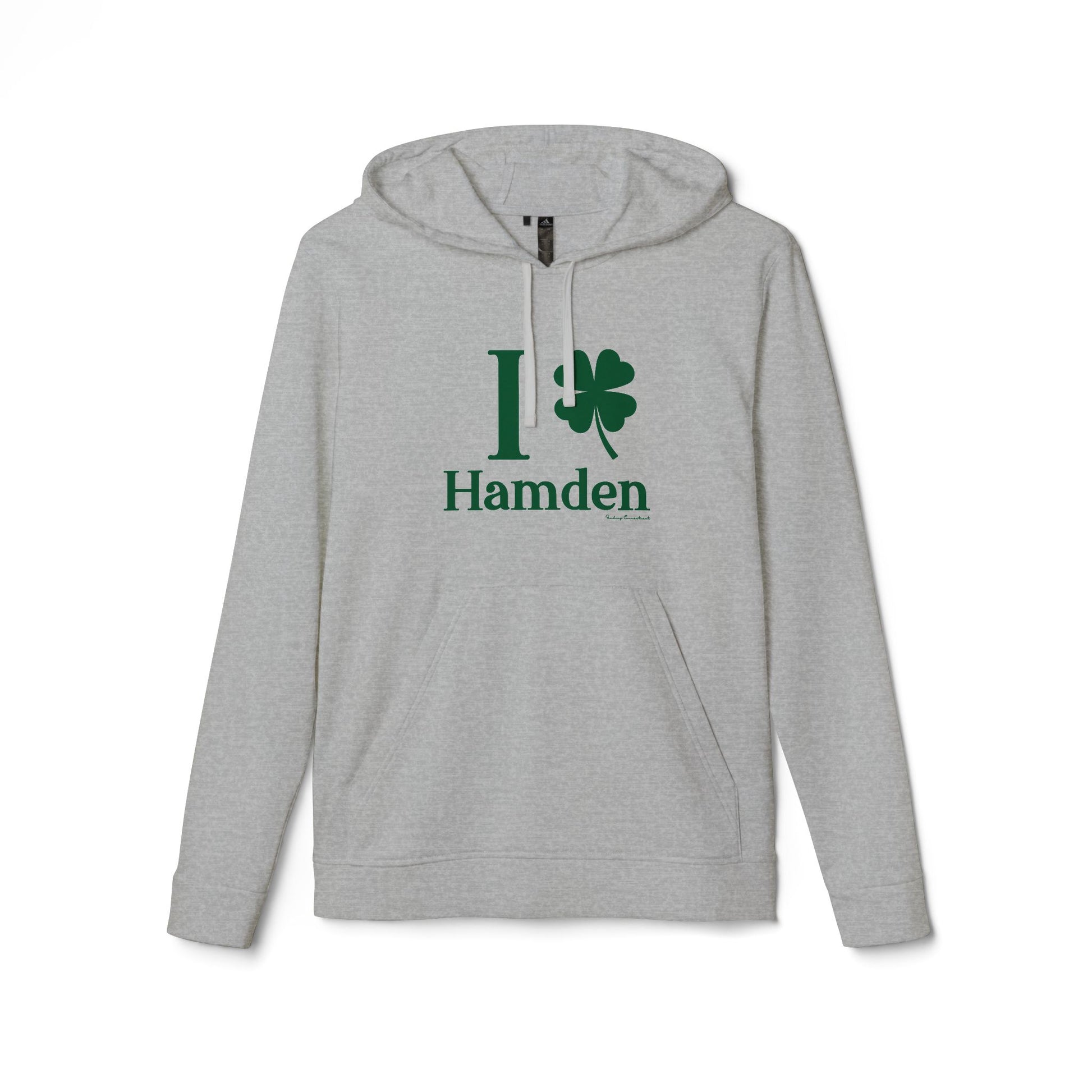 I Clover Hamden // hamden connecticut st. Patrick's day Adidas hoodie sweatshirt // finding connecticut 