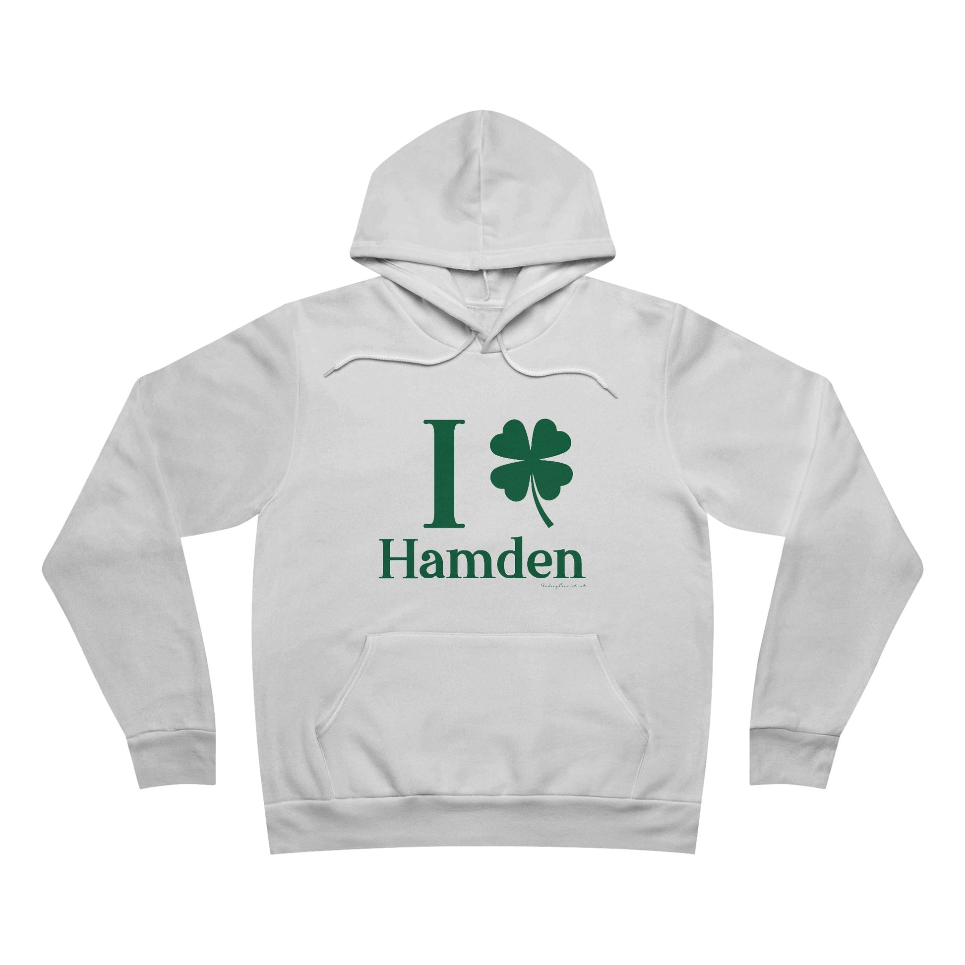 I Clover Hamden // hamden connecticut st. Patrick's day hoodie sweatshirt  // finding connecticut 