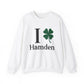 I Clover Hamden // hamden ct st. Patrick's day  sweatshirt  // finding connecticut  