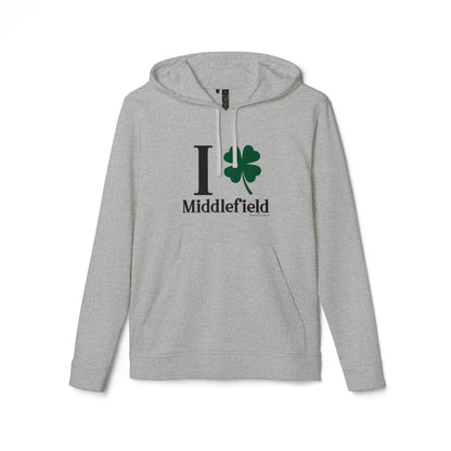 I Clover Middlefield // Middlefield Ct Adidas unisex hoodie // finding connecticut 