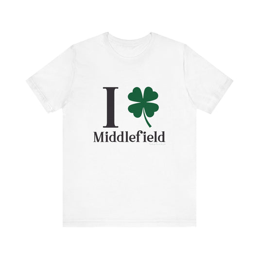 I Clover Middlefield // Middlefield Ct unisex t shirt // finding connecticut  