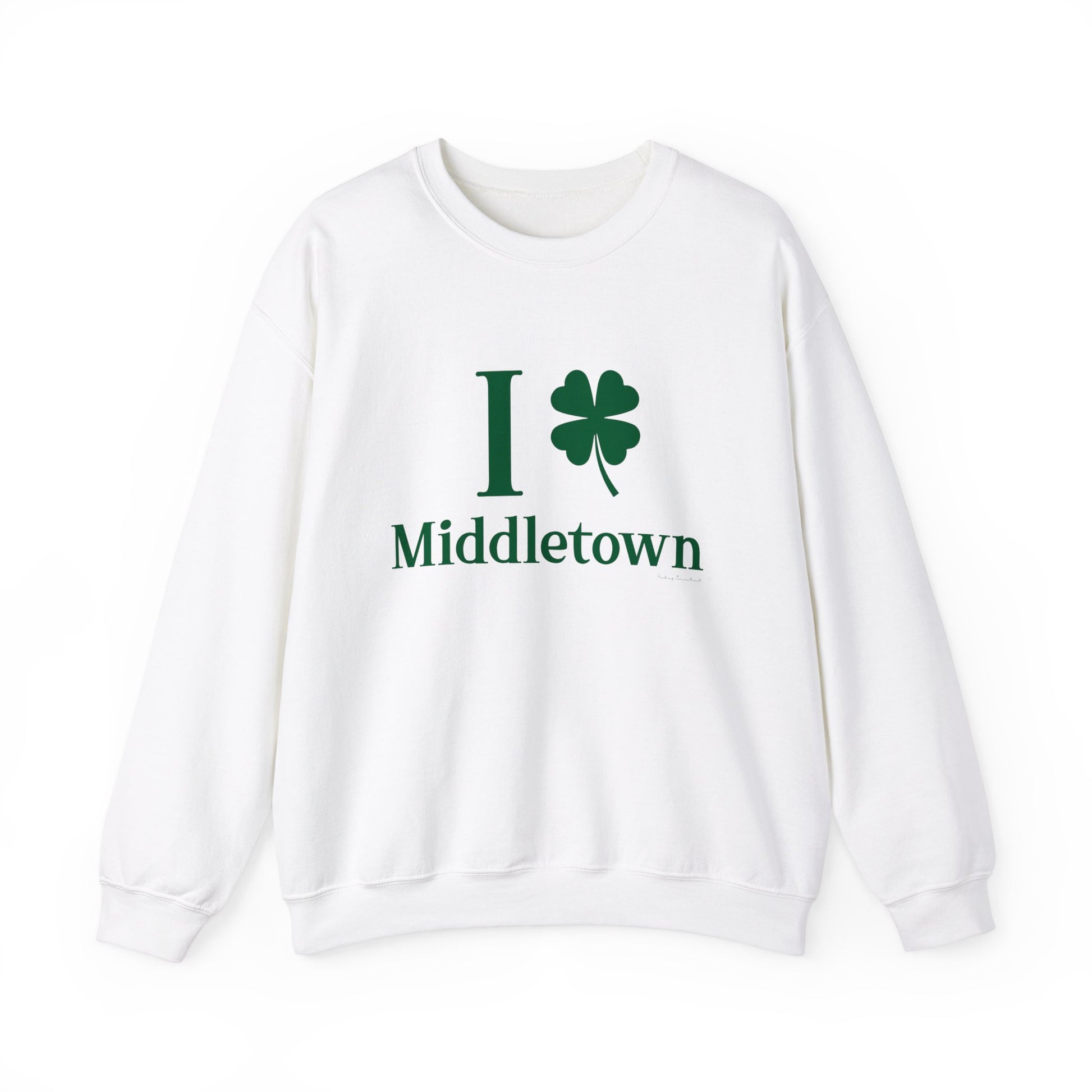 I Clover Middletown /// Middletown CT st patricks unisex sweatshirt // finding connecticut