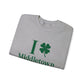 I Clover Middletown /// Middletown CT st patricks unisex sweatshirt // finding connecticut