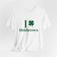 I Clover Middletown /// Middletown CT st patricks unisex t shirt // finding connecticut 