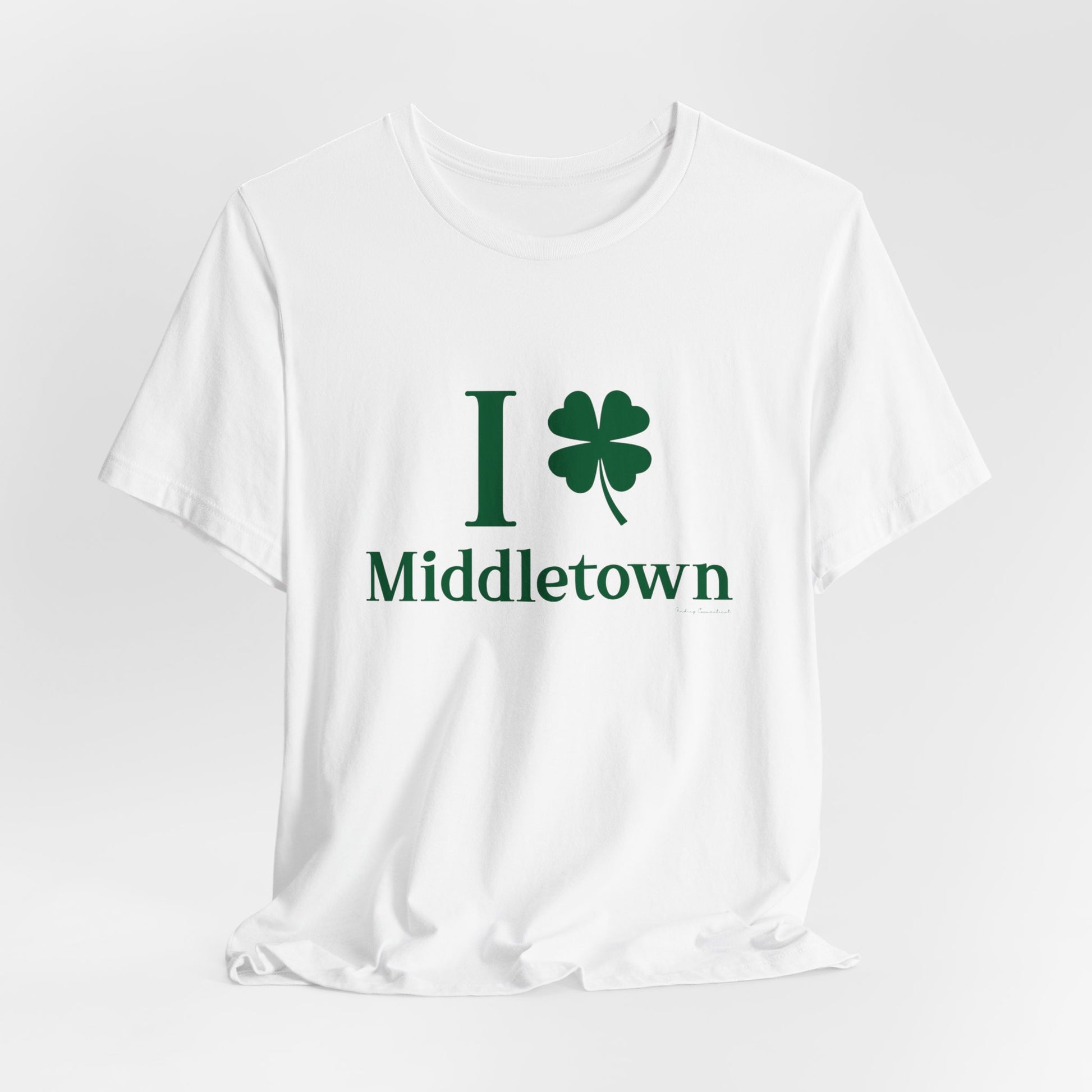 I Clover Middletown /// Middletown CT st patricks unisex t shirt // finding connecticut 