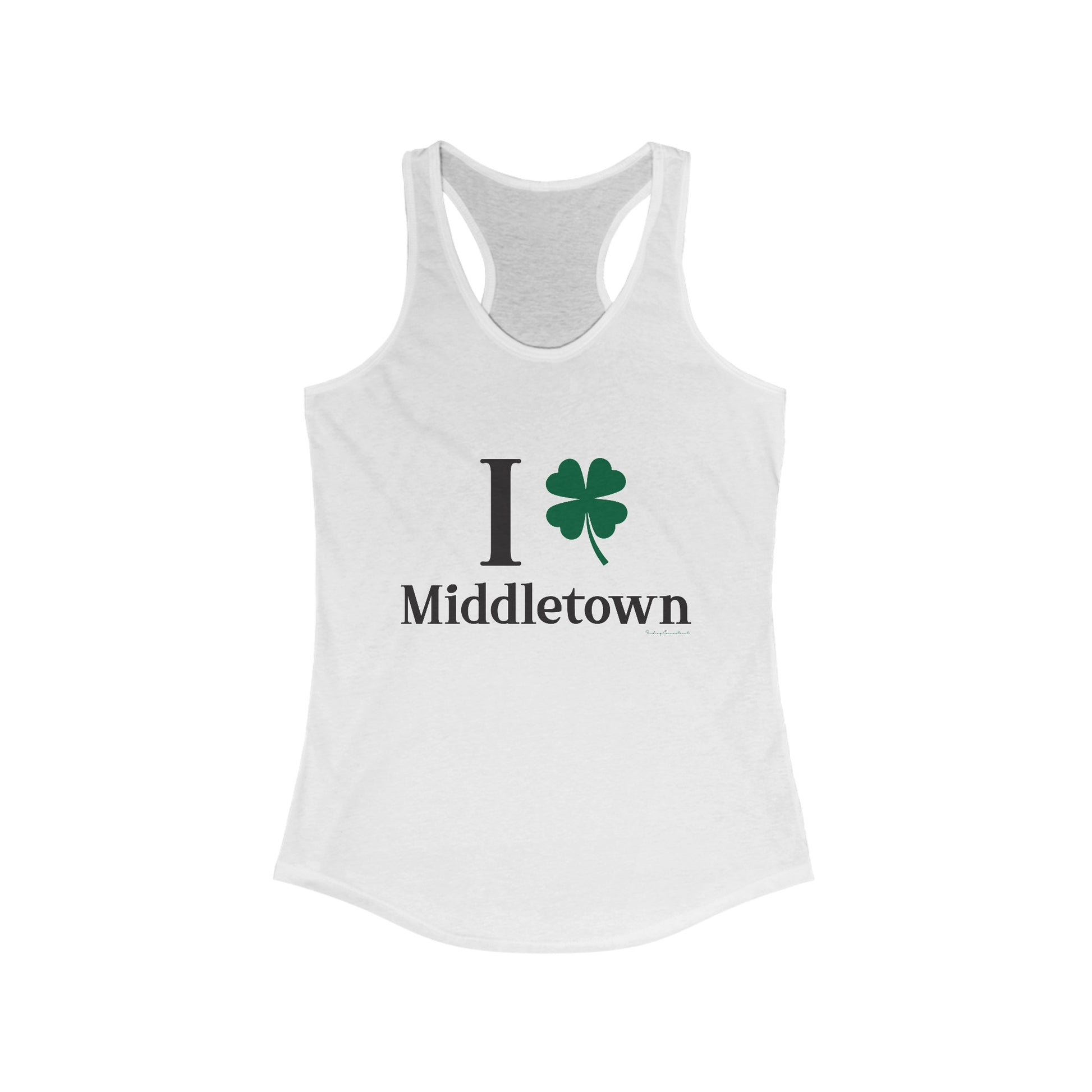 I Clover Middletown /// Middletown CT st patricks womens tank top shirt // finding connecticut  0