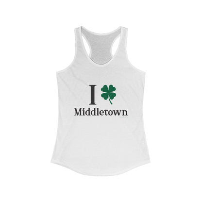 I Clover Middletown /// Middletown CT st patricks womens tank top shirt // finding connecticut  0