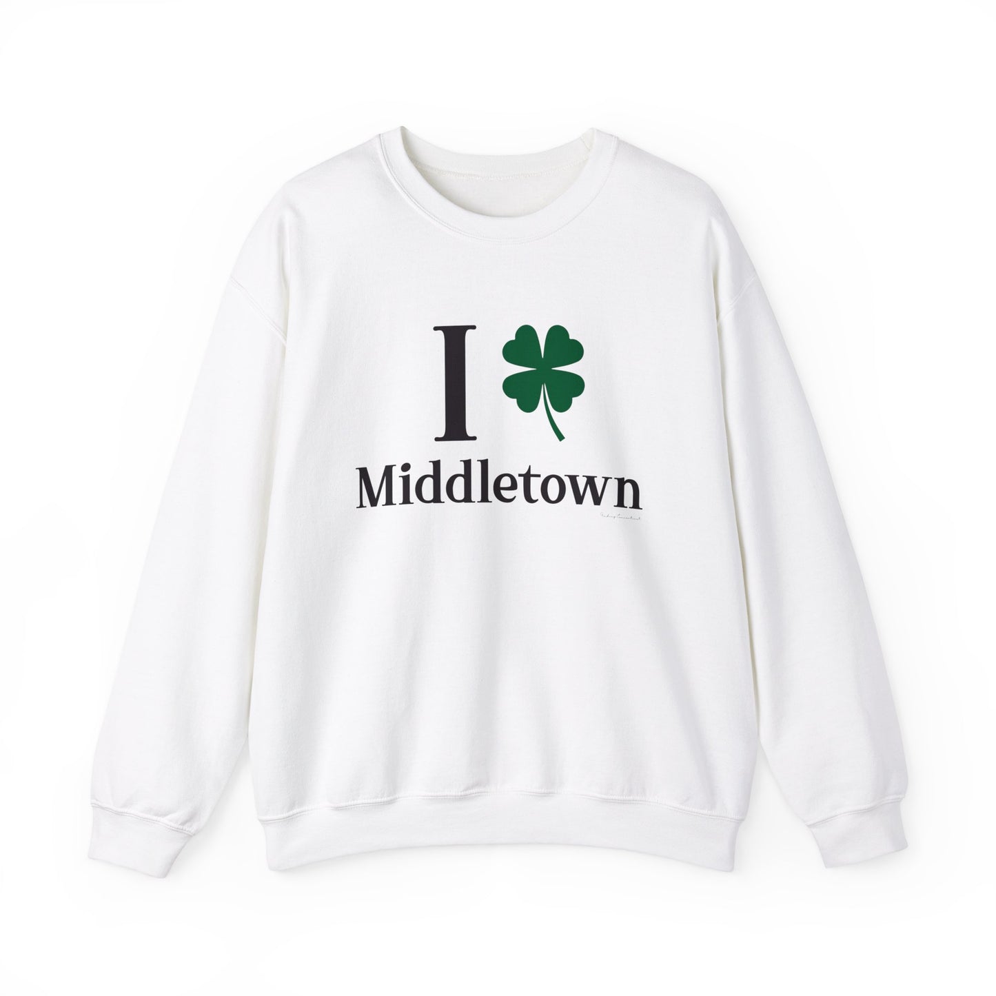 I Clover Middletown /// Middletown Connecticut st patricks unisex sweatshirt // finding connecticut 