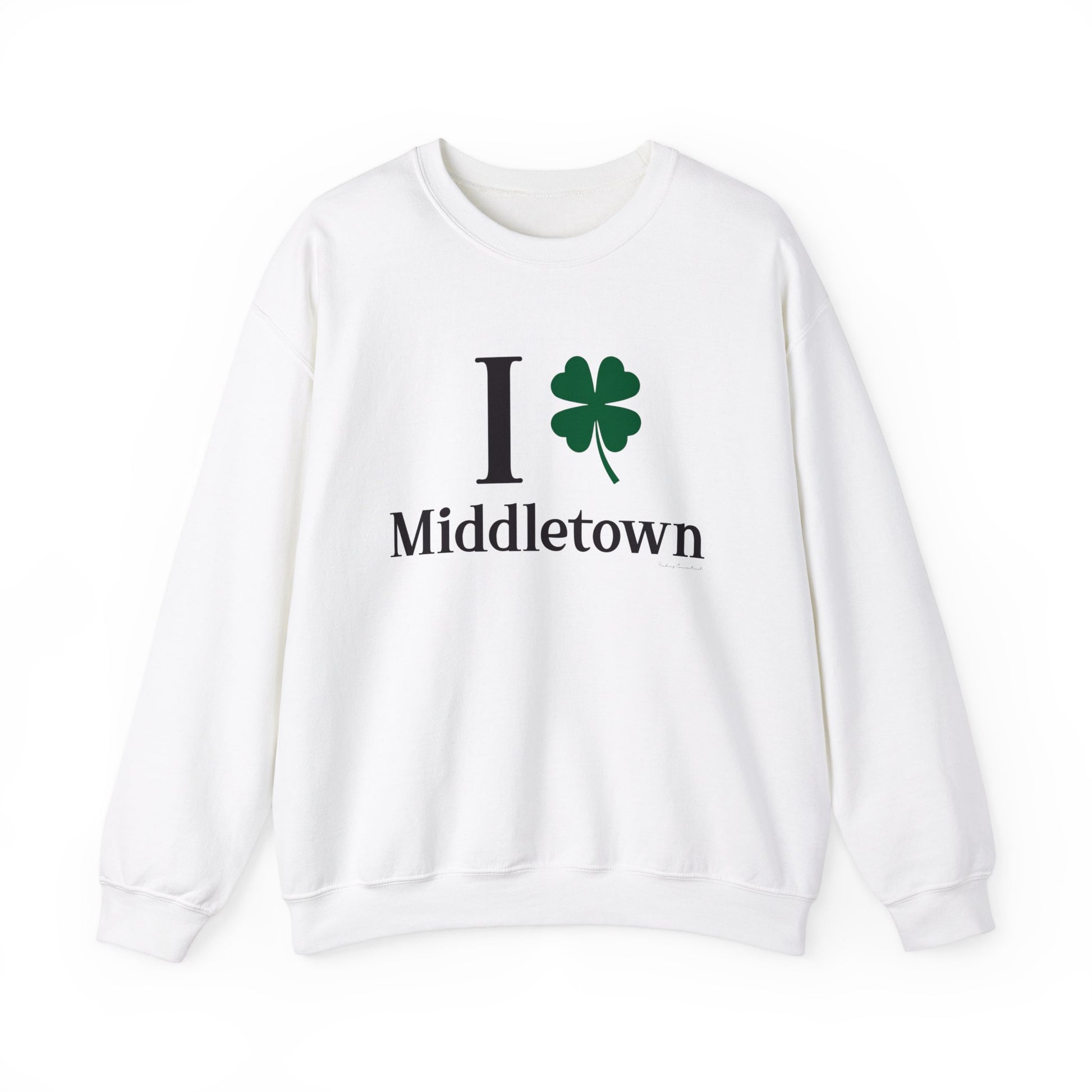 I Clover Middletown /// Middletown Connecticut st patricks unisex sweatshirt // finding connecticut 