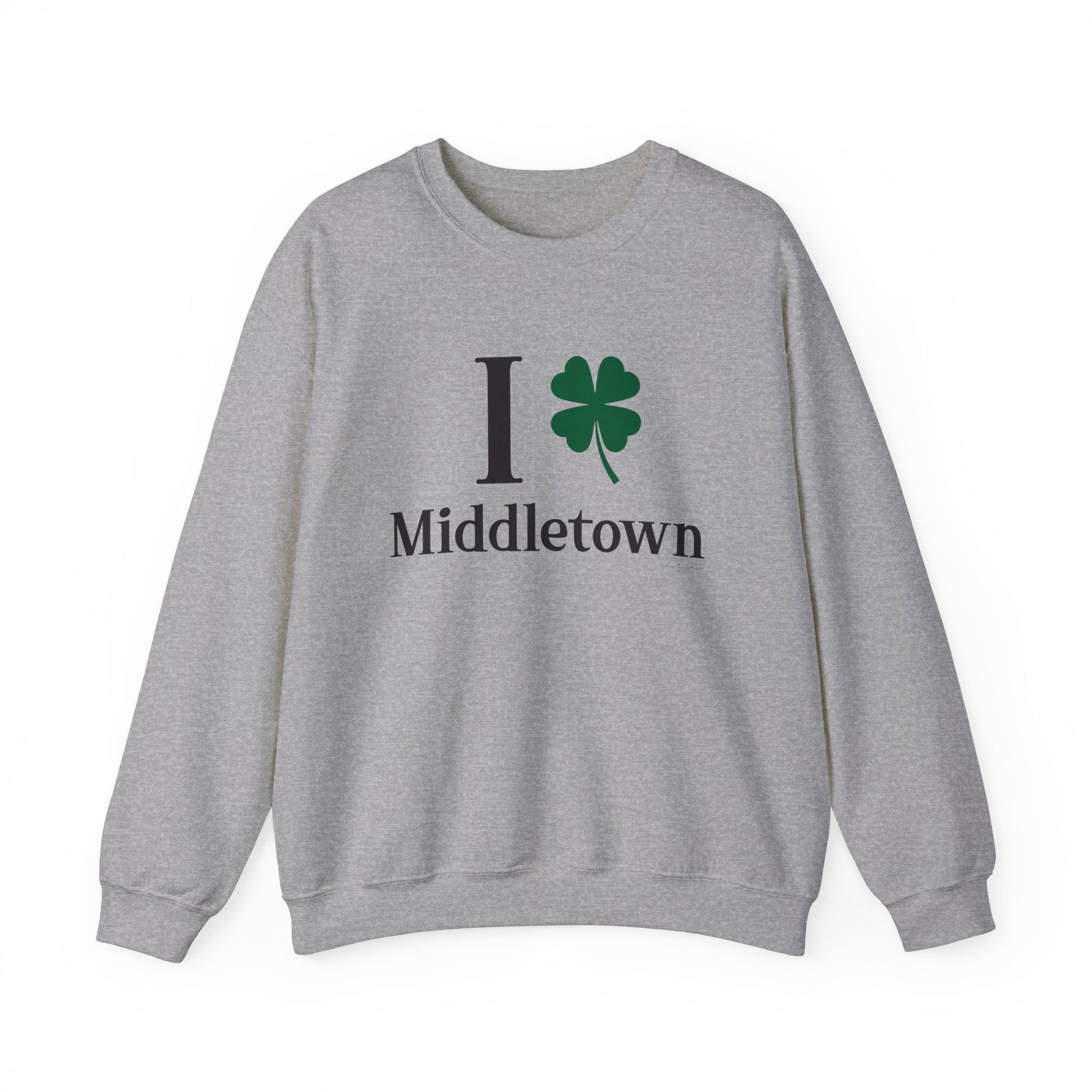 I Clover Middletown /// Middletown Connecticut st patricks unisex sweatshirt // finding connecticut 