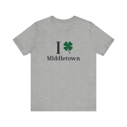 I Clover Middletown /// Middletown Connecticut st patricks unisex t shirt // finding connecticut 