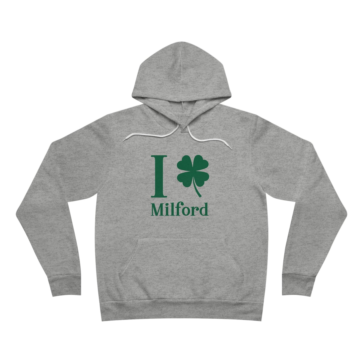 I Clover Milford // Milford Connecticut St Patrick's Day hoodie sweatshirt  // finding connecticut  0 