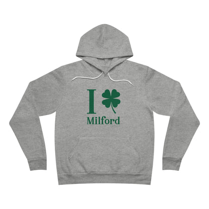 I Clover Milford // Milford Connecticut St Patrick's Day hoodie sweatshirt  // finding connecticut  0 