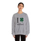 I Clover Milford // Milford Ct St Patrick's Day sweatshirt // finding connecticut 