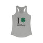 I Clover Milford // Milford Ct St Patrick's Day woman's tank top shirt // finding connecticut  0 