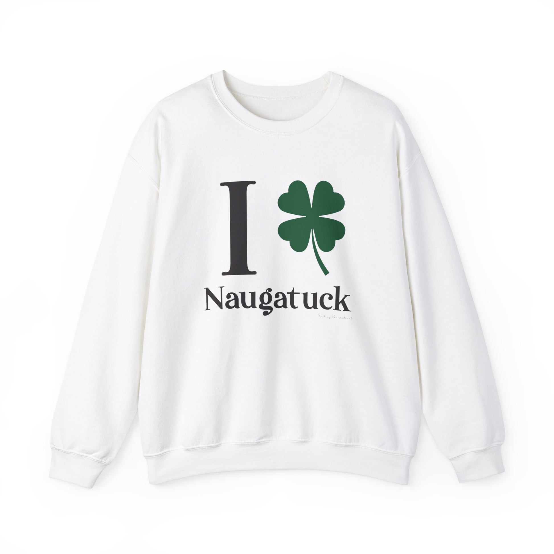 I Clover Naugatuck // Naugatuck CT unisex sweatshirts // finding connecticut 