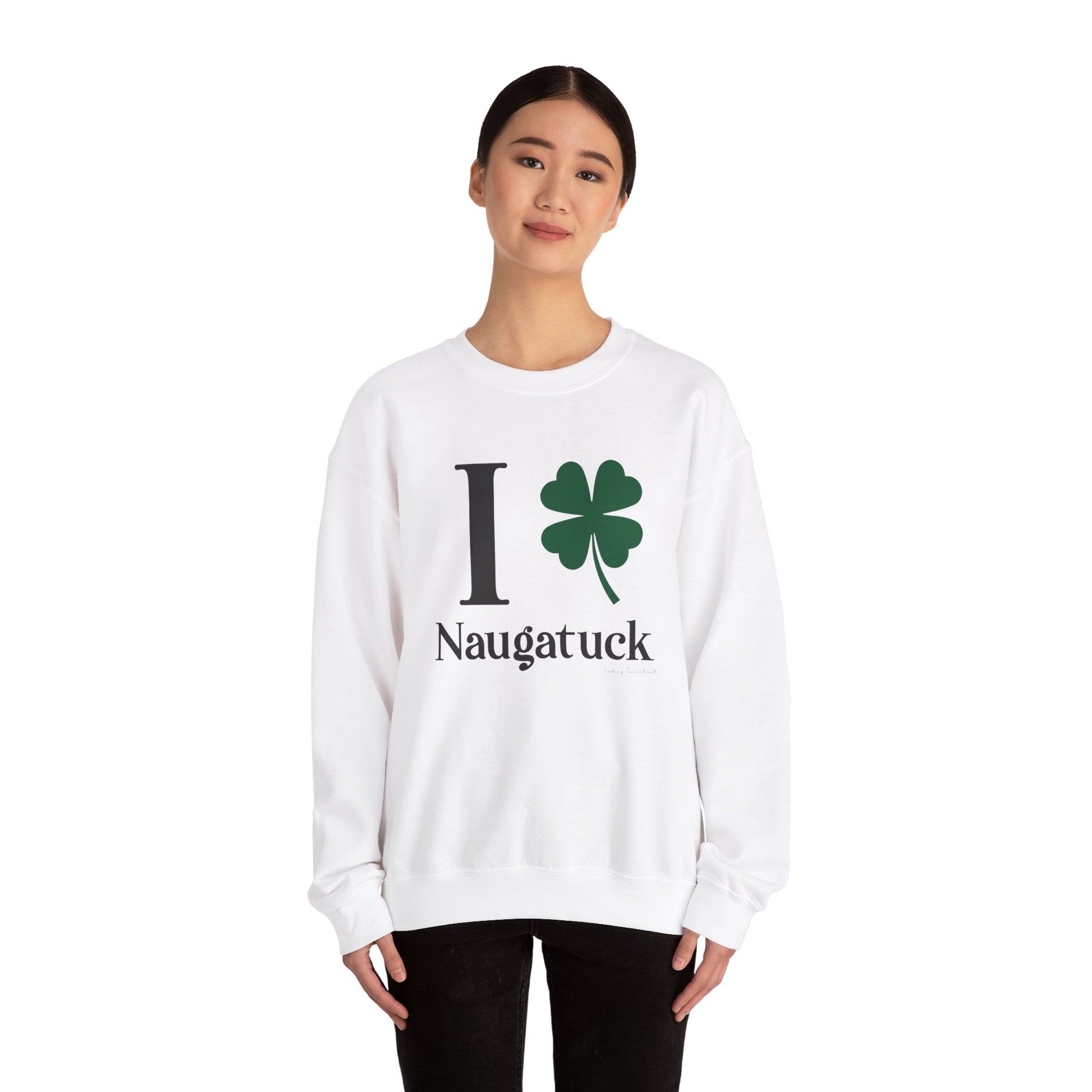 I Clover Naugatuck // Naugatuck CT unisex sweatshirts // finding connecticut 