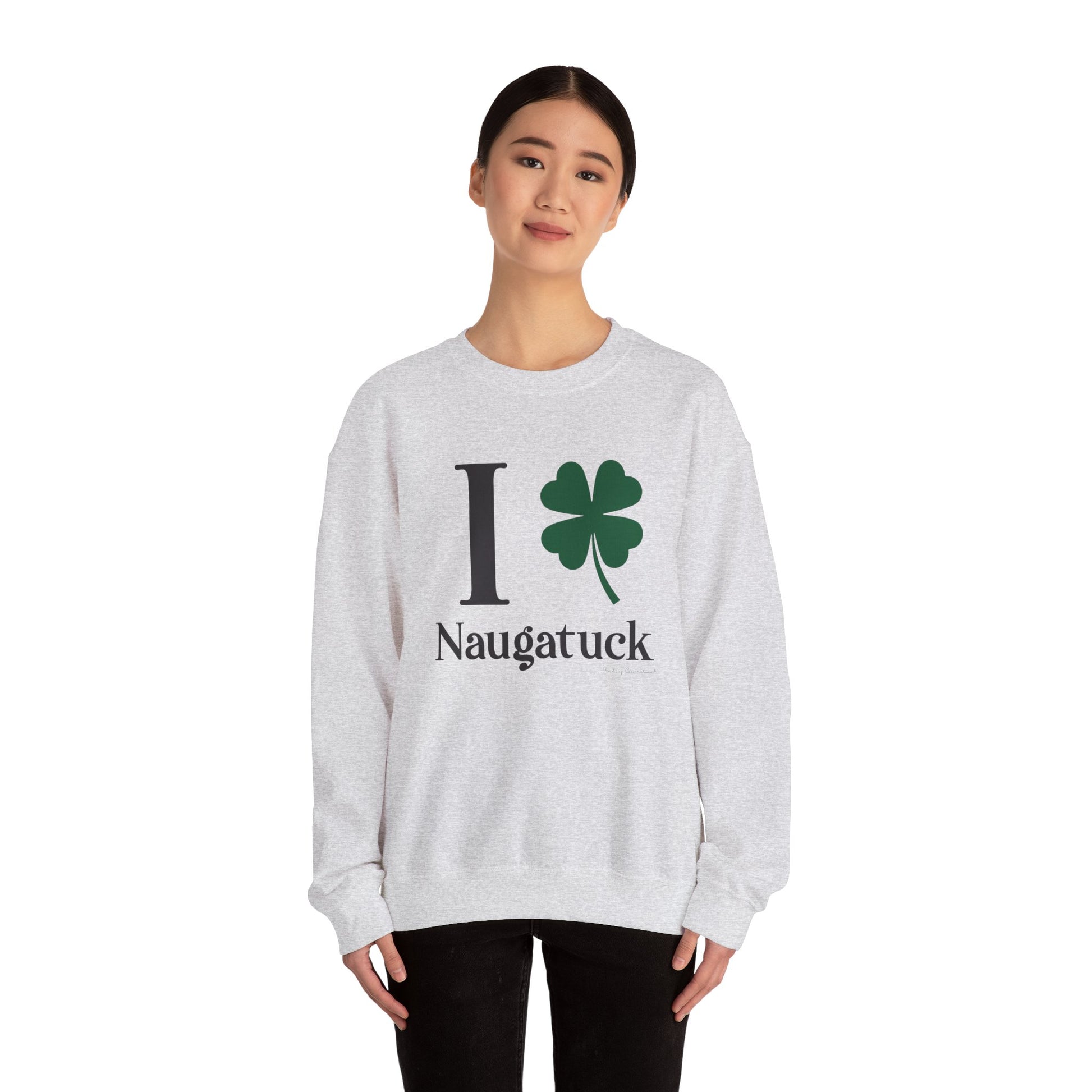 I Clover Naugatuck // Naugatuck CT unisex sweatshirts // finding connecticut 