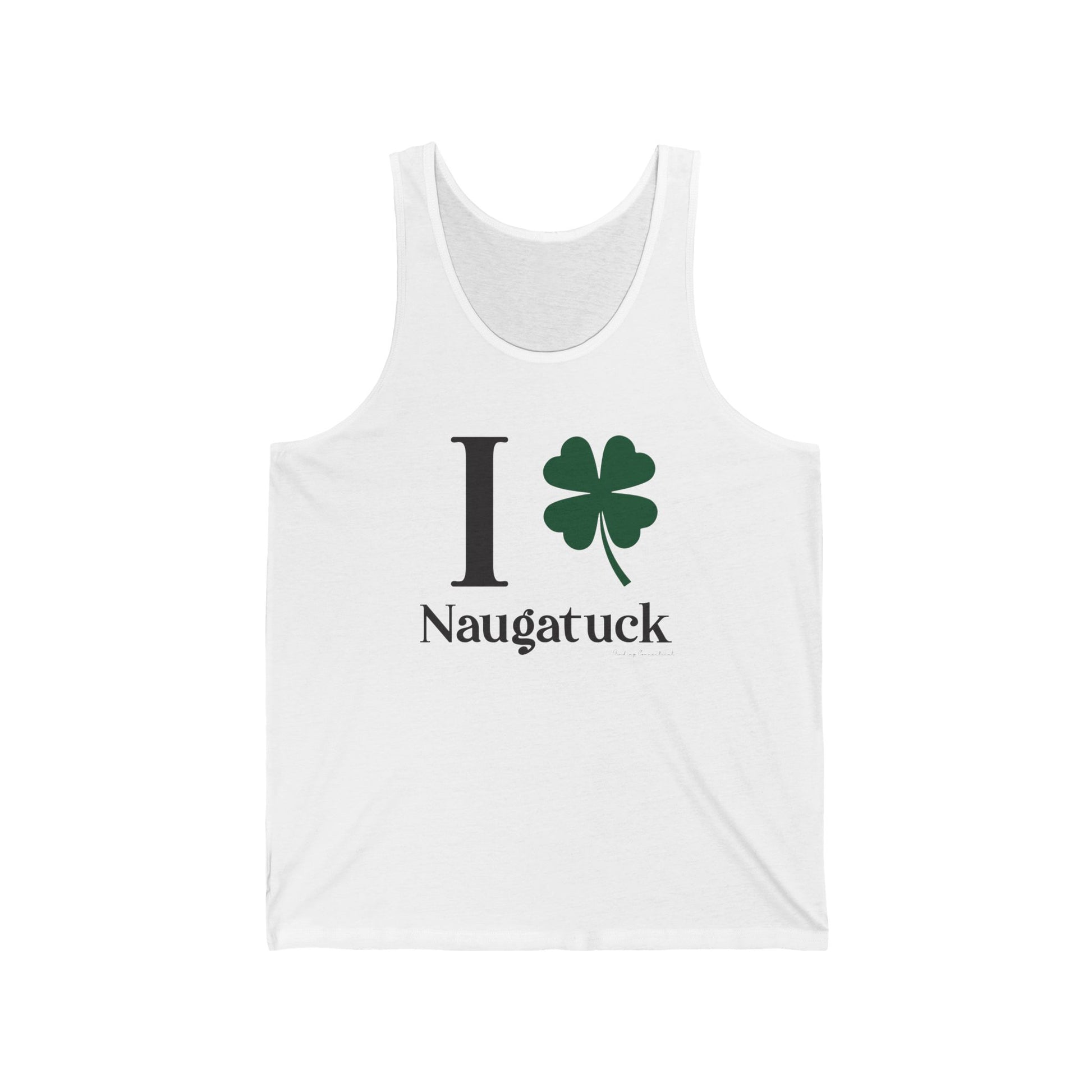 I Clover Naugatuck // Naugatuck CT unisex tank top shirts  // finding connecticut 
