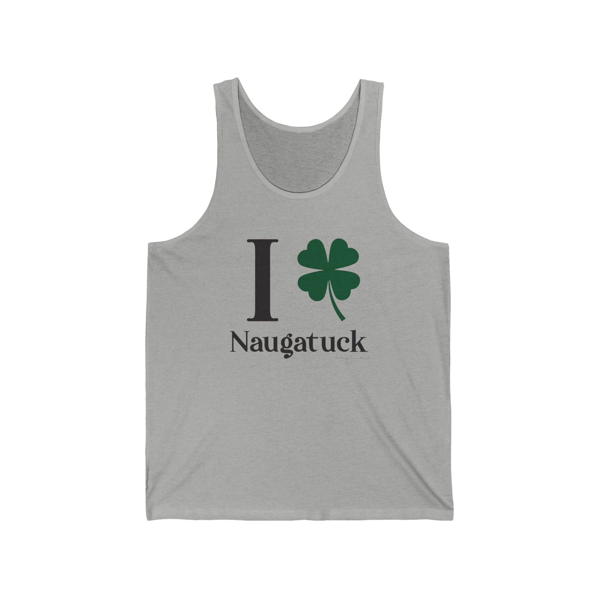 I Clover Naugatuck // Naugatuck CT unisex tank top shirts  // finding connecticut 