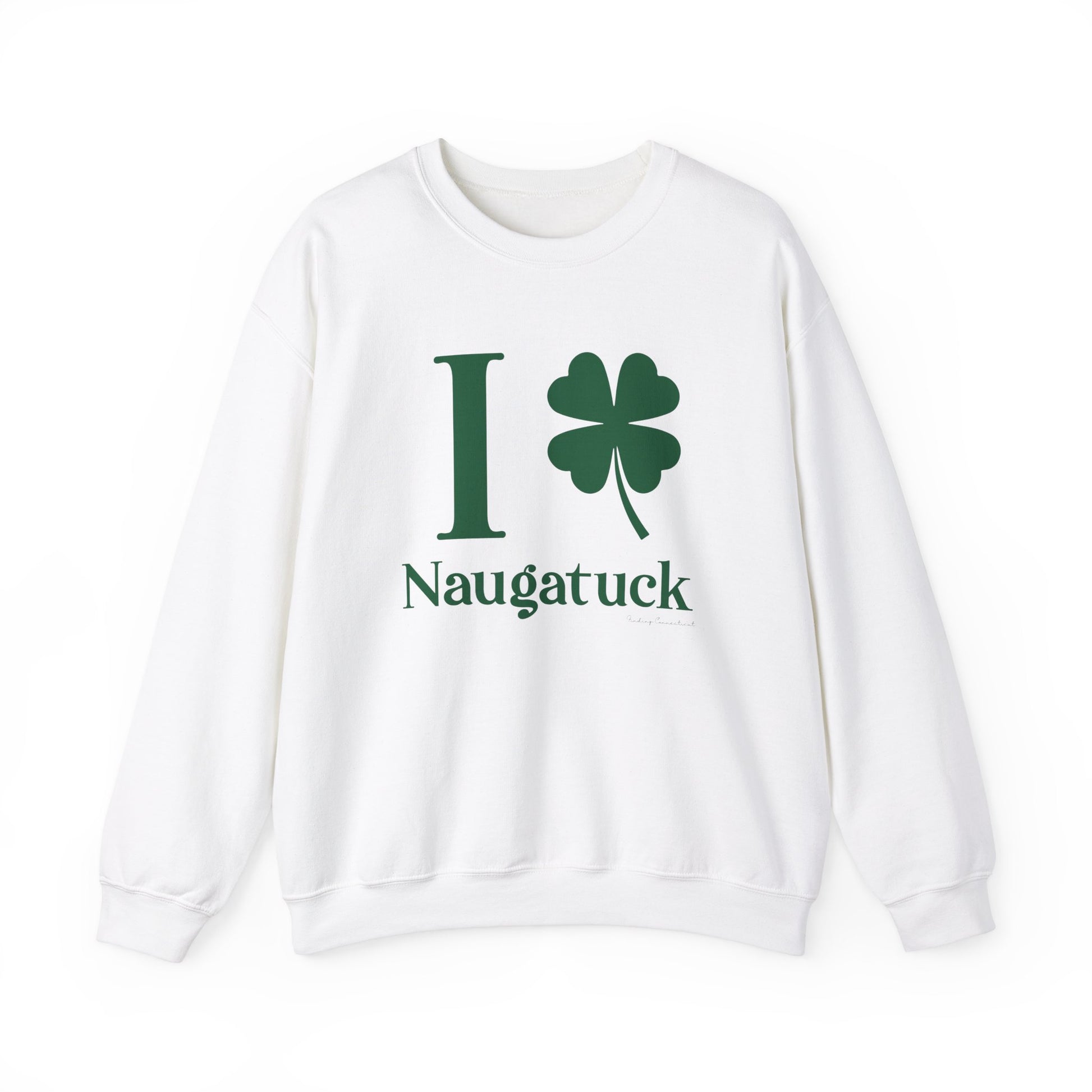 I Clover Naugatuck // Naugatuck Connecticut sweatshirts    // finding connecticut 