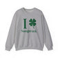 I Clover Naugatuck // Naugatuck Connecticut sweatshirts    // finding connecticut 