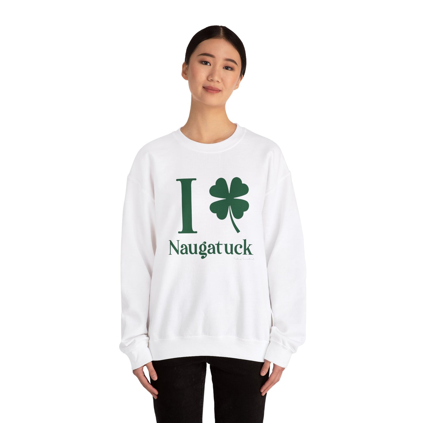 I Clover Naugatuck // Naugatuck Connecticut sweatshirts    // finding connecticut 