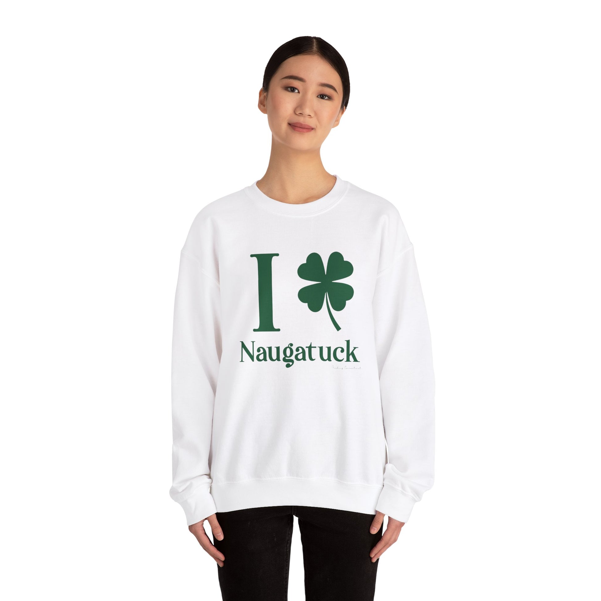 I Clover Naugatuck // Naugatuck Connecticut sweatshirts    // finding connecticut 
