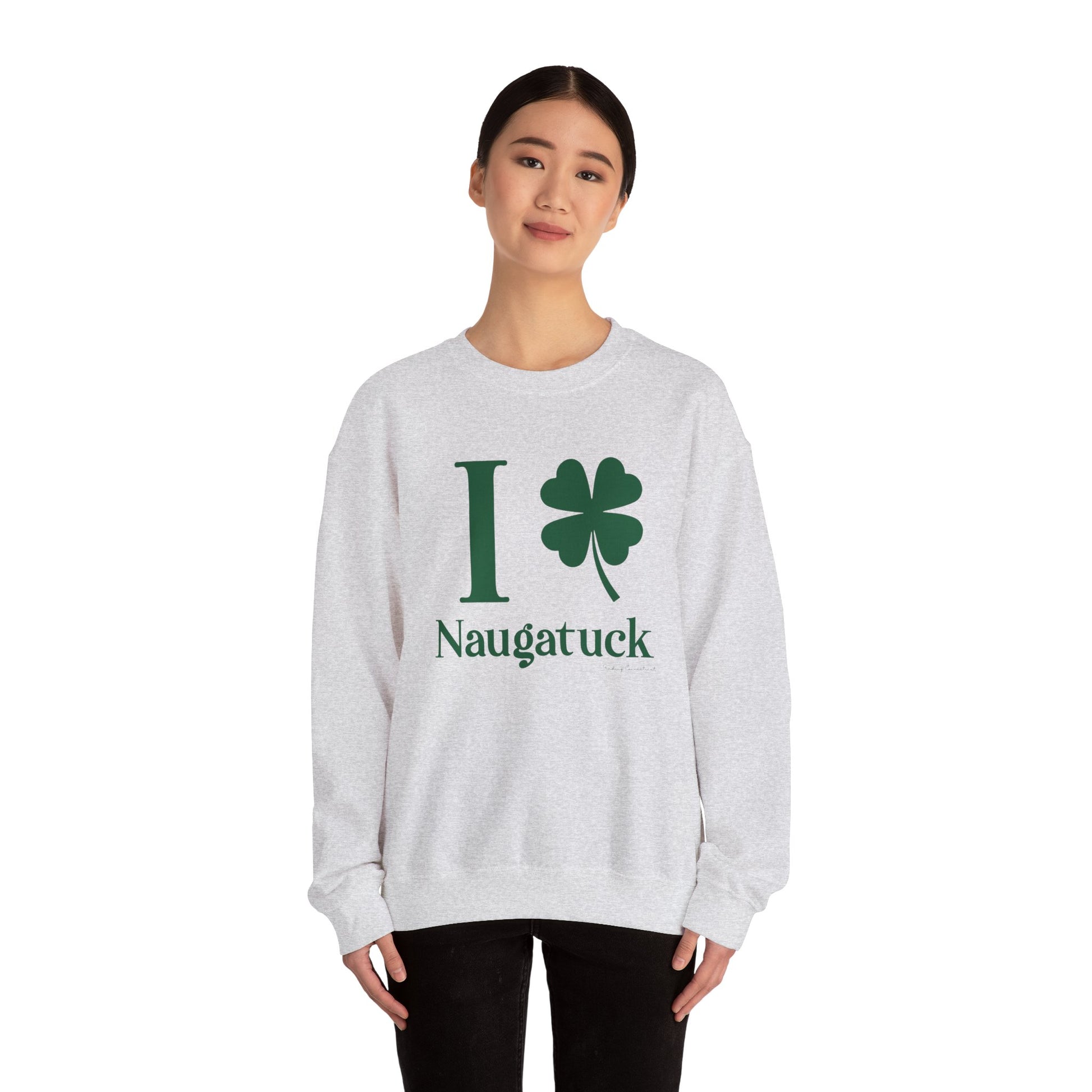 I Clover Naugatuck // Naugatuck Connecticut sweatshirts    // finding connecticut 