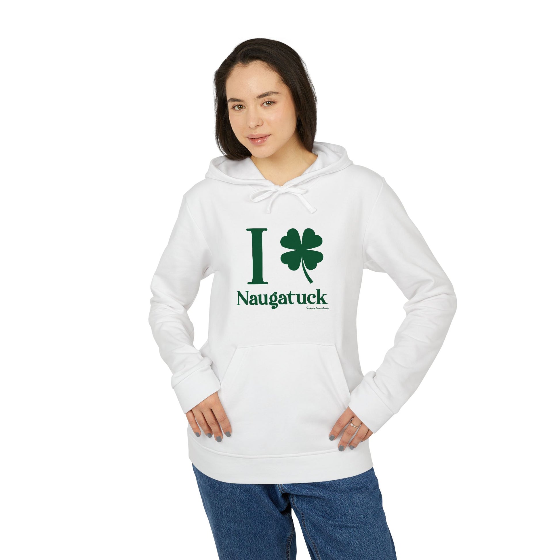 I Clover Naugatuck // Naugatuck Connecticut unisex hoodie sweatshirt    // finding connecticut 