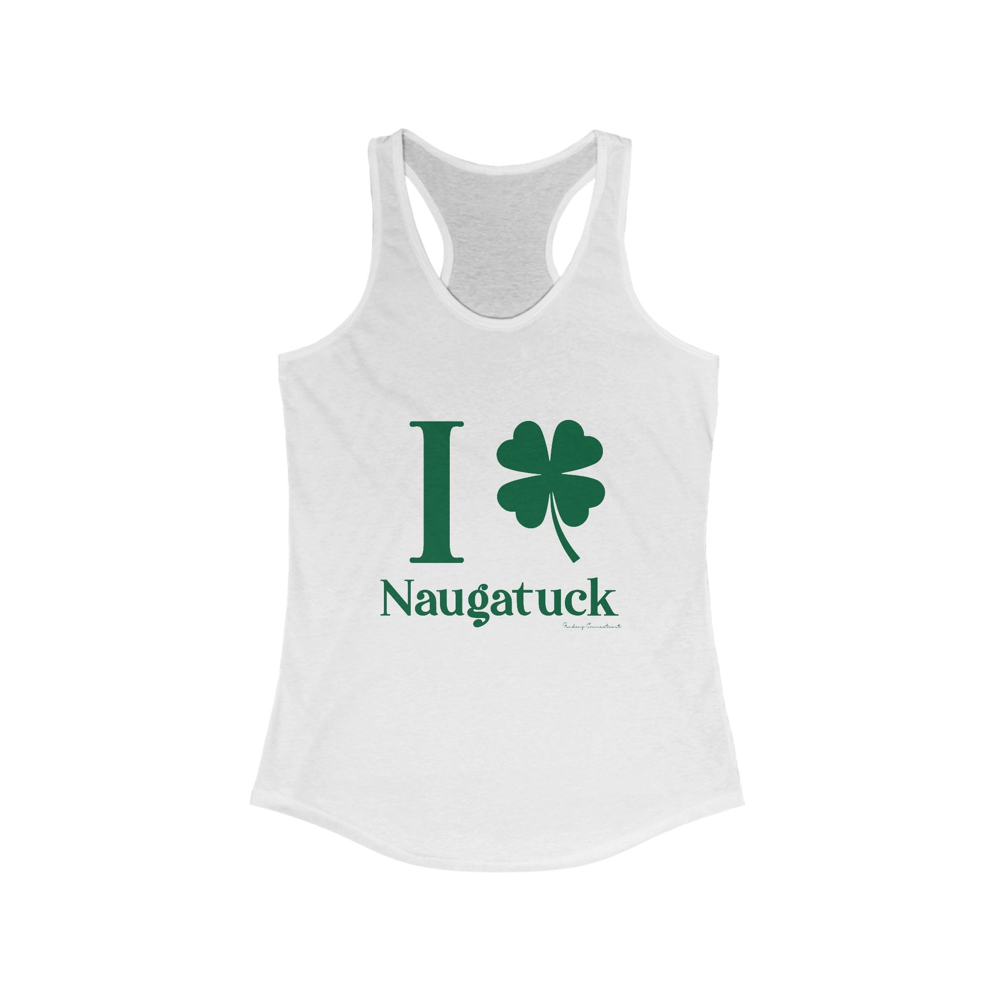 I Clover Naugatuck // Naugatuck Connecticut womens tank top shirts    // finding connecticut 
