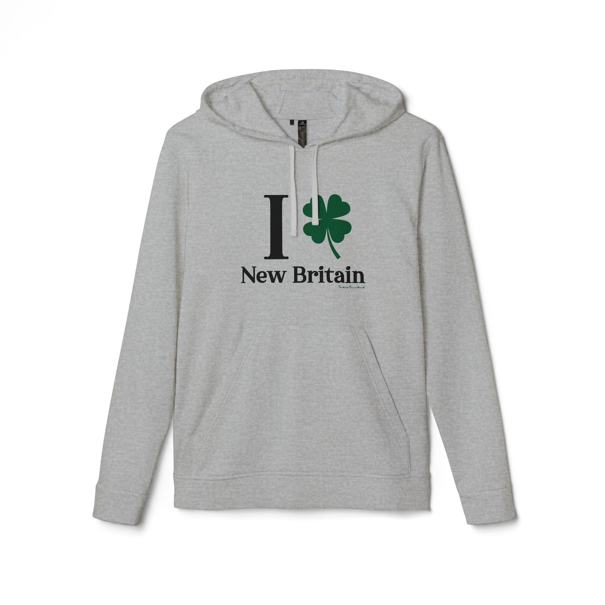 I Clover New Britain // New Britain CT adidas hoodie sweatshirt  // finding connecticut 