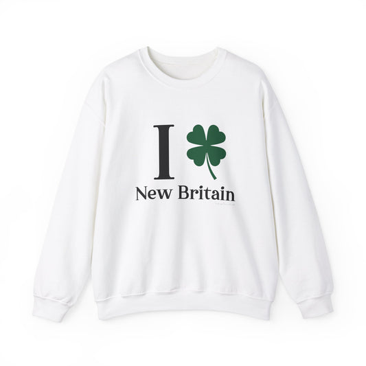I Clover New Britain // New Britain CT unisex sweatshirts  // finding connecticut 