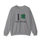 I Clover New Britain // New Britain CT unisex sweatshirts  // finding connecticut 