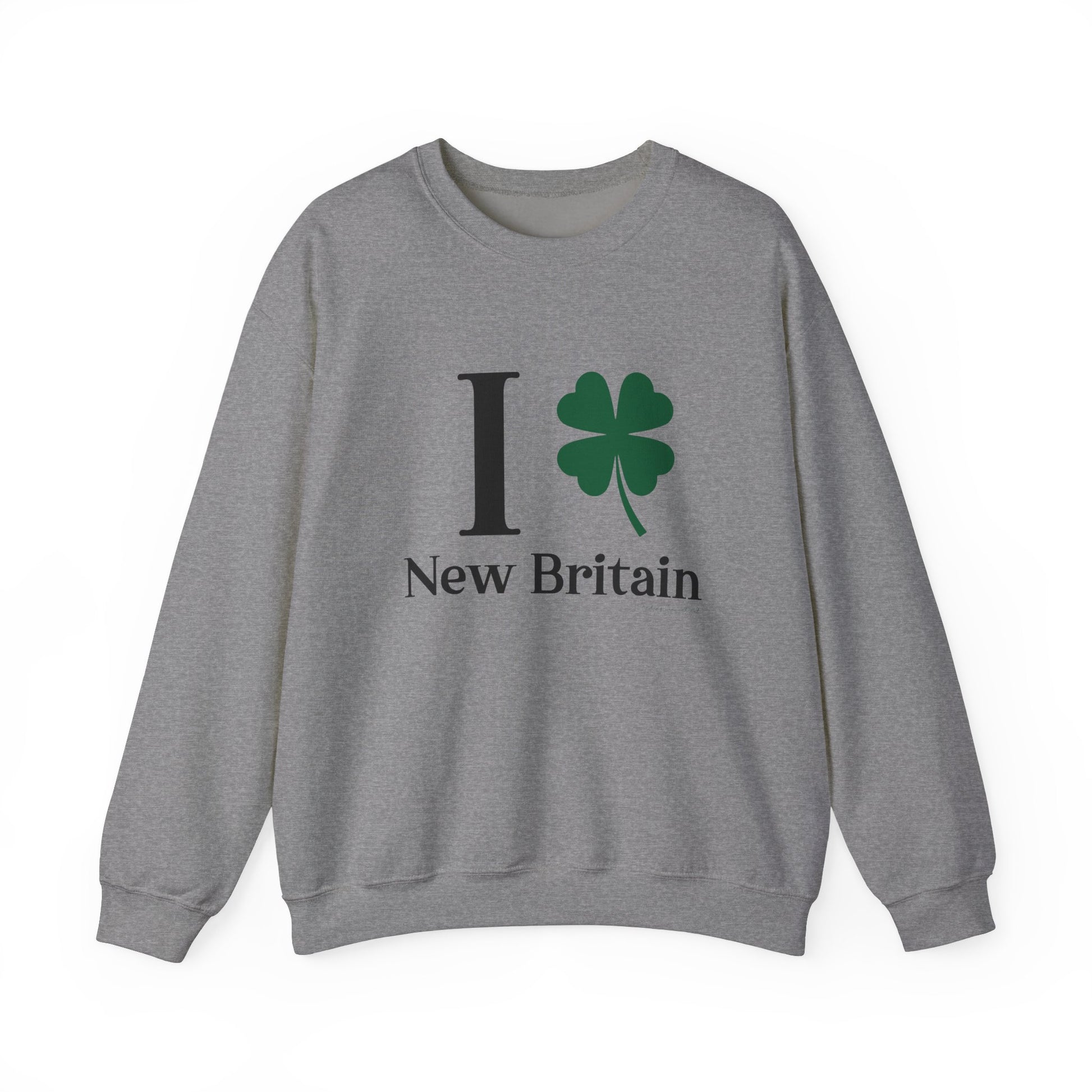 I Clover New Britain // New Britain CT unisex sweatshirts  // finding connecticut 